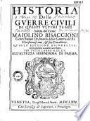 Historia delle guerre civili di questi ultimi tempi
