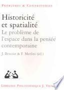 Historicité et spatialité