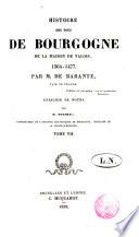 Historie des ducs de Bourgogne de la maison de Valois