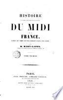 Historie politique religieuse et litteraire du Midi de la France depuis, 1-2