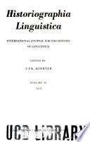 Historiographia Linguistica
