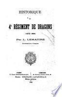 Historique du 4e régiment de dragons (1672-1894)