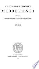 Historisk-filosofiske meddelelser