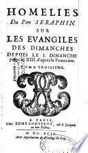 Homelies du Pere Seraphin sur les Evangiles des dimanches...