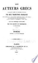 ... Homère Chants I à IV de l'Odyssée