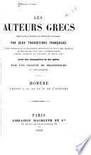 Homère Chants I, II, III et IV de l'Odyssée