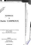 Hommage à Charles Camproux