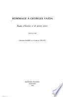 Hommage à Georges Vajda