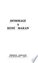 Hommage à René Maran
