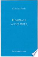 Hommage une mère