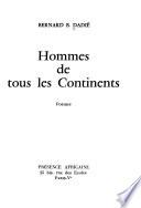 Hommes de tous les continents