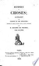 Hommes et choses