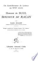 Honorat de Bueil, Seigneur de Racan