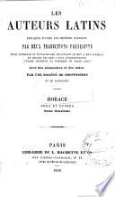 Horace Odes et épodes