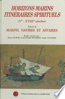 Horizons marins, itinéraires spirituels (Ve-XVIIIe siècles). Volume II.