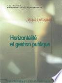 Horizontalité et gestion publique