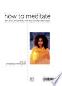 How To Meditate