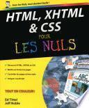 HTML, XHTML et les CSS Pour les nuls