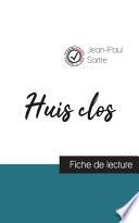 Huis clos de Jean-Paul Sartre (fiche de lecture et analyse complète de l'oeuvre)