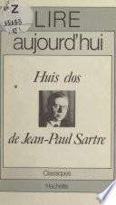 Huis clos, de Jean-Paul Sartre