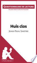 Huis clos de Jean-Paul Sartre