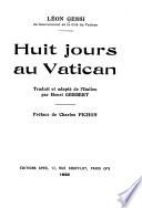 Huit jours au Vatican
