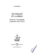 Huysmans et la Bible