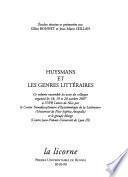 Huysmans et les genres littéraires