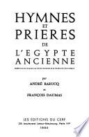 Hymnes et prières de l'Égypte ancienne