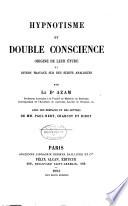 Hypnotisme et double conscience