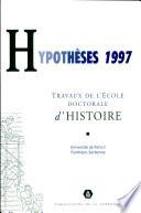 Hypothèses 1997.