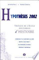 Hypothèses 2002