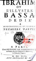 Ibrahim ou l'illustre Bassa