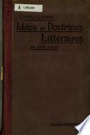 Idées et doctrines littéraires du XVIIIe siècle
