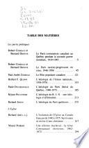 Idéologies au Canada français: 1940-1976. t. 2. Les mouvements sociale. Les syndicats. t. 3. Les parties politiques. Léglise