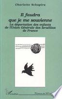 Il faudra que je me souvienne
