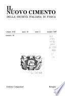 Il Nuovo Cimento Della Società Italiana Di Fisica