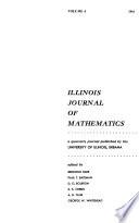 Illinois Journal of Mathematics