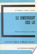 Ils demeurèrent chez lui, Jean, 1, 39