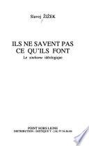 Ils ne savent pas ce qu'ils font