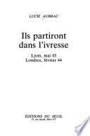 Ils partiront dans l'ivresse