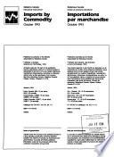 Importations Par Marchandises
