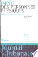 Impôt des personnes physiques