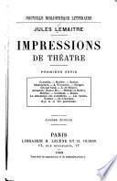 Impressions de théatre