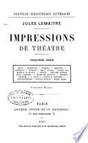 Impressions de théâtre