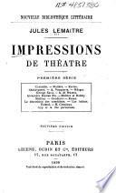 Impressions de théâtre