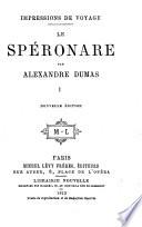 Impressions de voyage ; Le spéronare
