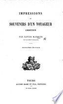 Impressions et souvenirs d'un voyageur chrétien