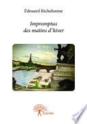 Livre Impromptus des matins d'hiver
