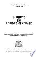 Impunité en Afrique centrale